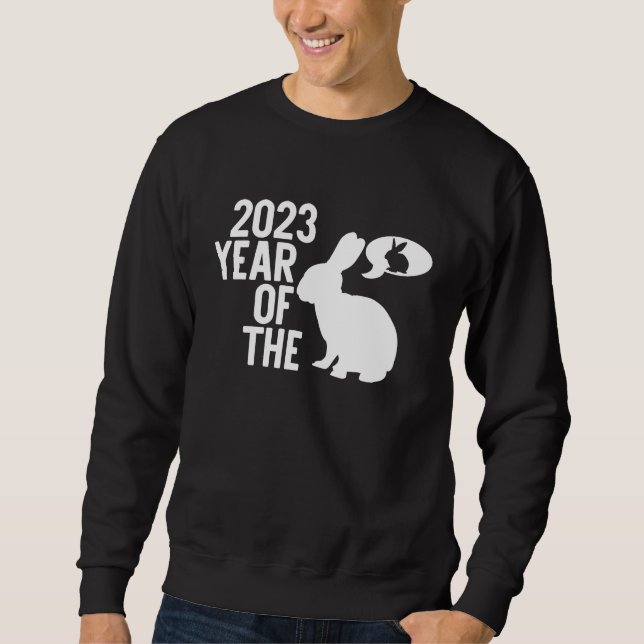 Year Of The Rabbit 2023 Happy Chinese Lunar New Ye Sweatshirt (Front)