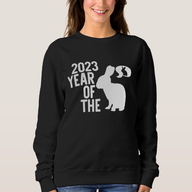 Year Of The Rabbit 2023 Happy Chinese Lunar New Ye Sweatshirt (Front)