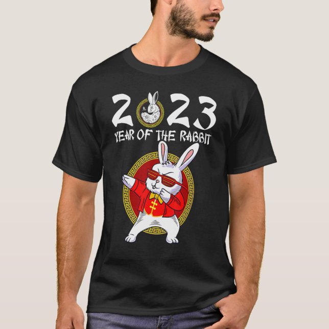 Year Of The Rabbit 2023 Zodiac Chinese New Year 20 T-Shirt (Front)