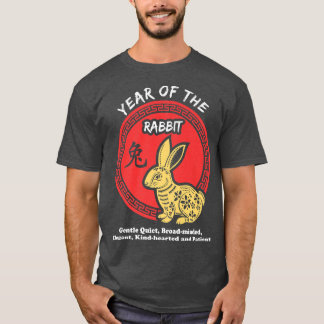 Year of The Rabbit 2023, Zodiac Rabbit Chinese Zod T-Shirt