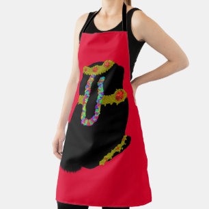 Year of the Rabbit Chinese Lunar New Year glitter Apron