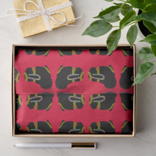 Year of the Rabbit Chinese Lunar New Year glitter Tissue Paper