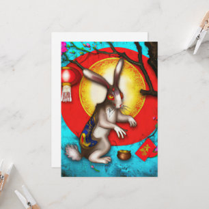 Year of the rabbit Chinese New Year Card