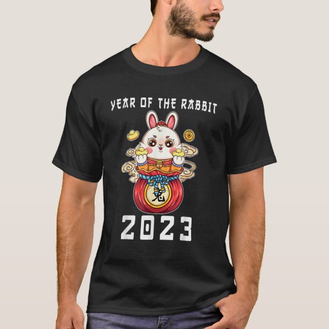 Year of The Rabbit Chinese Zodiac Lunar New Year 2 T-Shirt (Front)