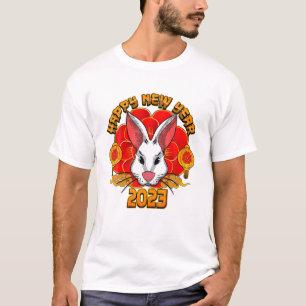 Year Of The Rabbit Chinese Zodiac Lunas New Year T-Shirt