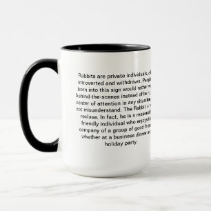 Year of the Rabbit - Chinese Zodiac Mug