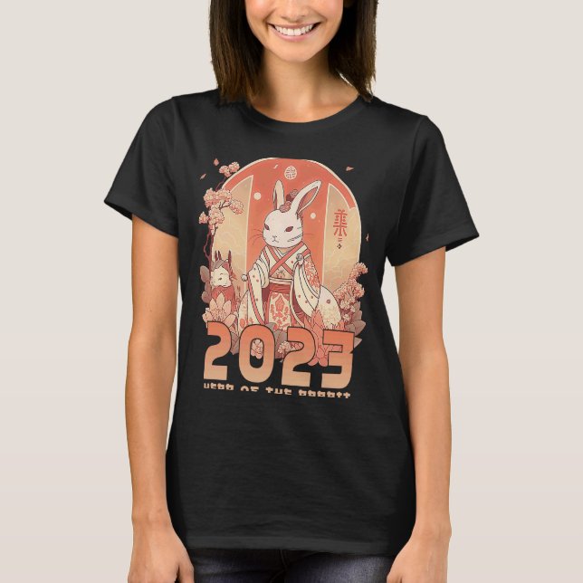 Year of the Rabbit Chinese Zodiac NEW YEAR 2023 T-Shirt (Front)