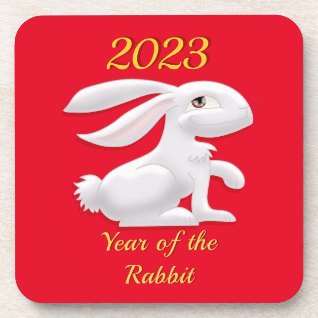 Year of the Rabbit Coaster (Front)