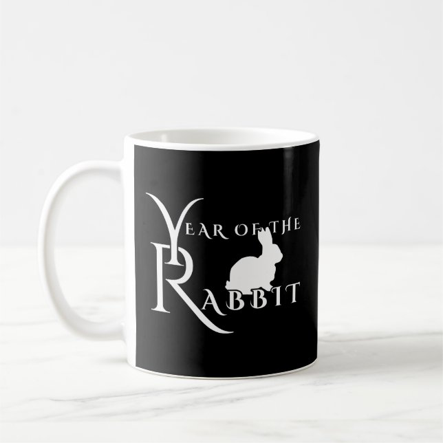 Year of the rabbit coffee mug (Left)