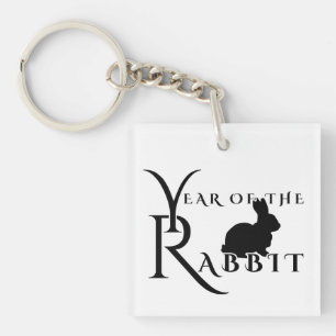 Year of the rabbit key ring