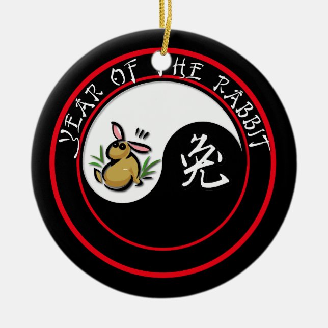 Year of the Rabbit Ornament (Front)