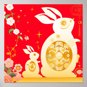 Year of the Rabbit Poster