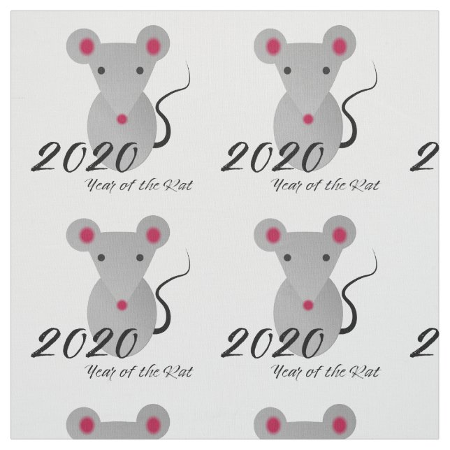 Year of the Rat 2020 Fabric (Swatch)