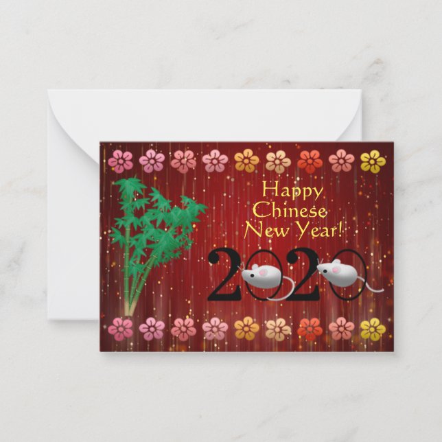 Year Of The Rat Card (Front)
