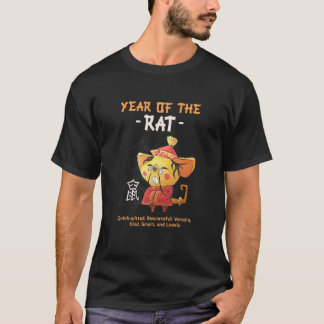Year Of The Rat Chinese Zodiac Animal Sign T-Shirt
