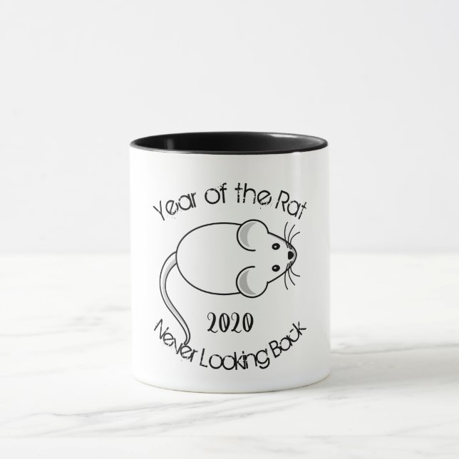 Year of the Rat Never Looking Back 2020 Vision Mug (Center)