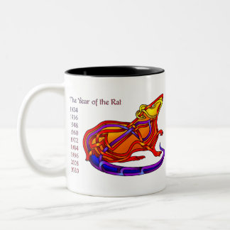 Year of the Rat Two-Tone Coffee Mug