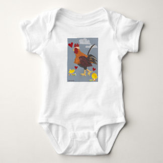 Year of the Rooster 2017 Baby Outfit Bodysuit