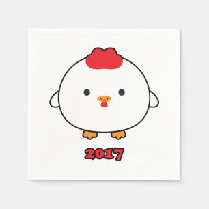 Year of the Rooster 2017 Paper Napkins