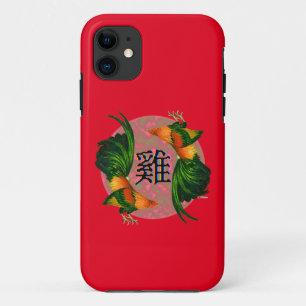 Year of the Rooster Circle iPhone 11 Case