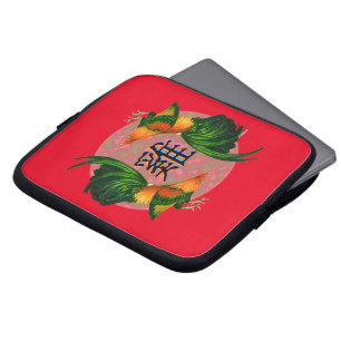 Year of the Rooster Circle Laptop Sleeve