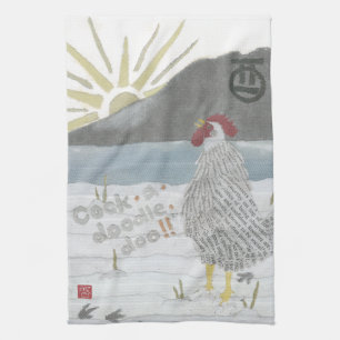 Year of the Rooster, Rooster, Chicken Tea Towel