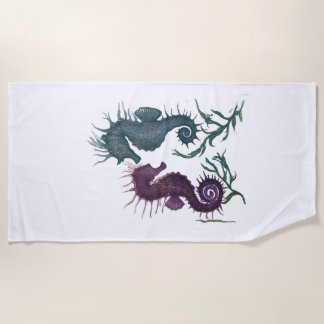 Year of the Seahorses Beach Towel