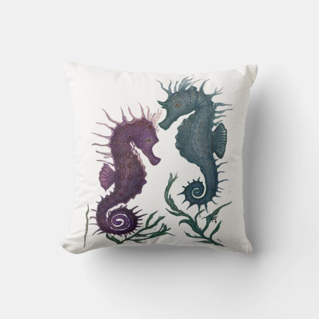 Year of the Seahorses Cushion (Front)