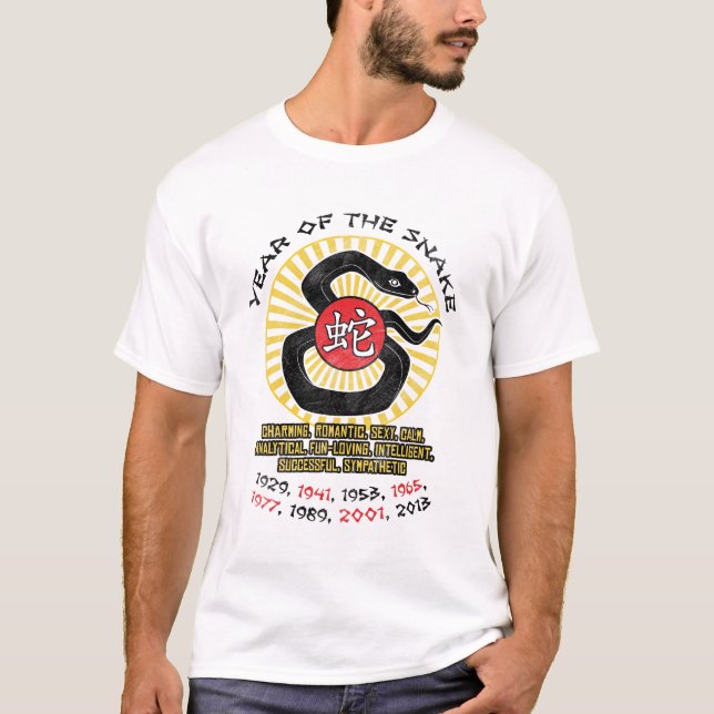 Year of the Snake 2013 Qualities T-Shirt (Front)