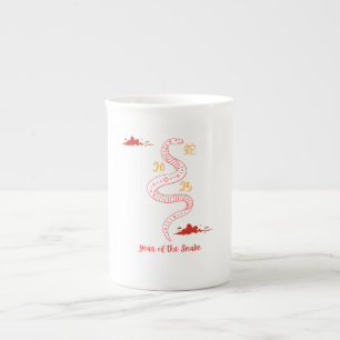 Year of the Snake 2025 Bone China Mug