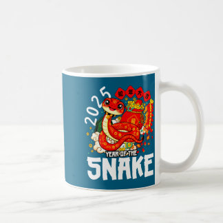 Year Of The Snake 2025 Chinese New Year 2025 Red S Coffee Mug