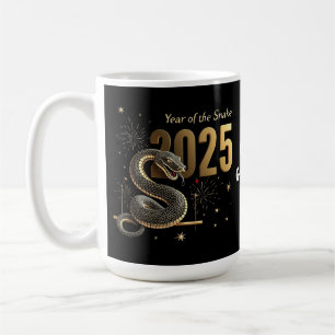Year of the Snake 2025 Chinese Zodiac Customisable Coffee Mug