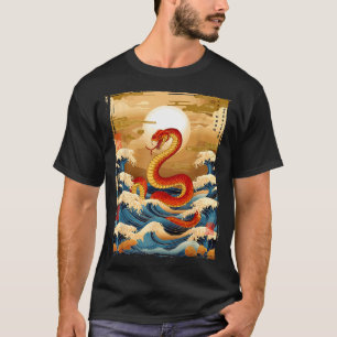 Year Of The Snake 2025 Chinese Zodiac Lunar New Ye T-Shirt