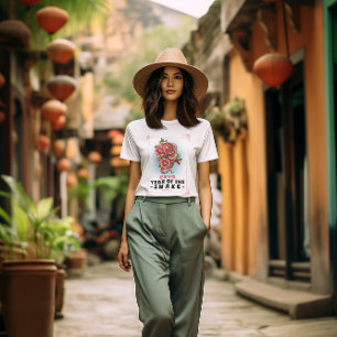 Year Of The Snake 2025 Japanese Art 蛇年  T-Shirt