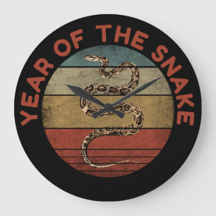 Year Of The Snake 2025 Large Clock