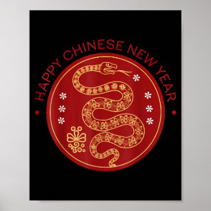 Year Of The Snake 2025 Lunar New Year Chinese New Poster