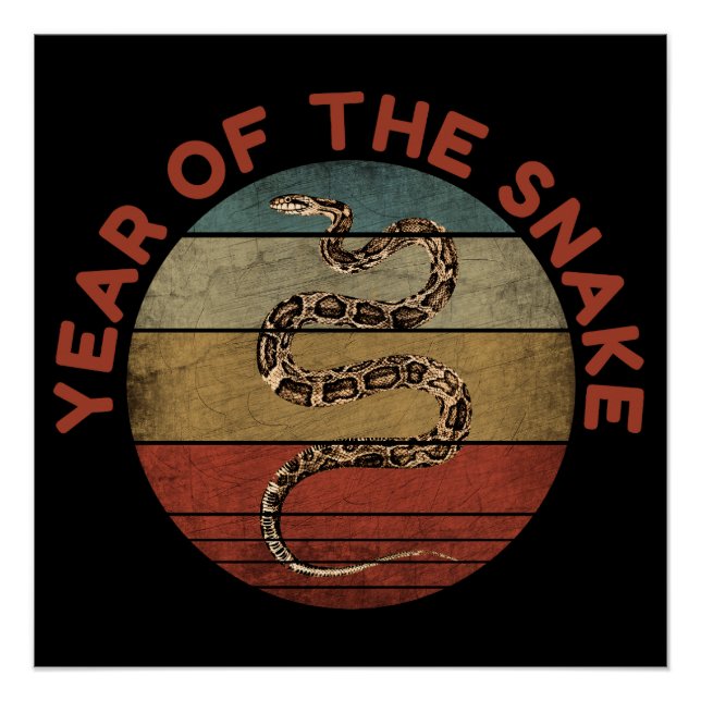 Year Of The Snake 2025 Poster (Front)