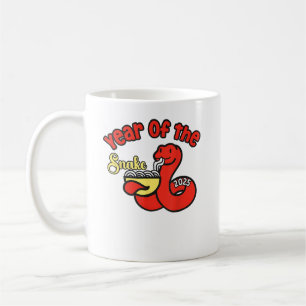 Year Of The Snake 2025 Ramen Lover Cute Snake Coffee Mug