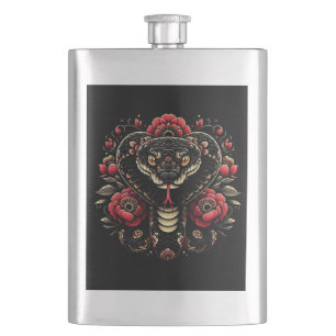 Year of the Snake 2025: Wisdom, Transformation Hip Flask