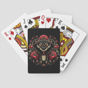 Year of the Snake 2025: Wisdom, Transformation Playing Cards