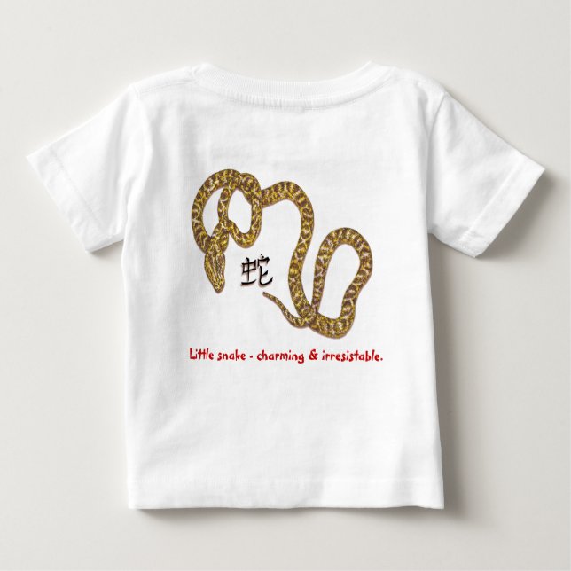 Year of the Snake Baby T-Shirt (Back)