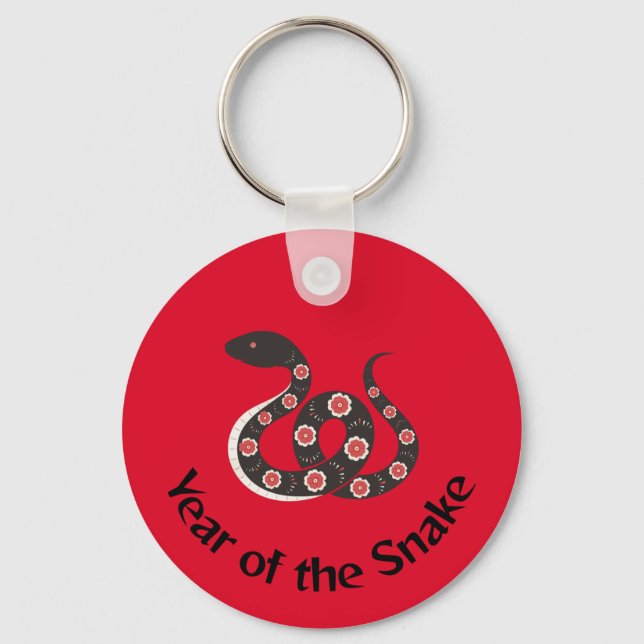 Year of the Snake  Key Ring (Front)