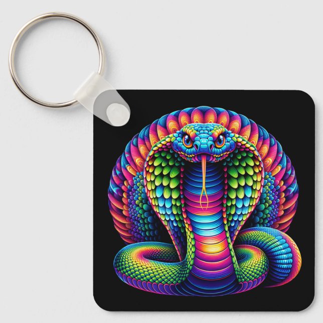 Year of the Snake Key Ring (Front)