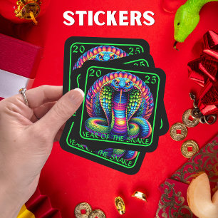 Year of the Snake Square Sticker