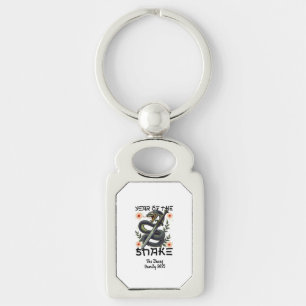 Year of the Snake Zodiac Chinese New Year Key Ring