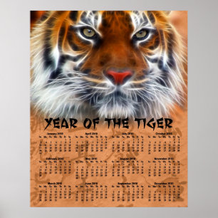 Year of the Tiger 2010 Poster