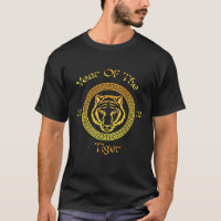Year of The Tiger 2022 Circular Asian Chinese New
