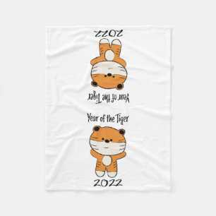 Year of the Tiger 2022 Fleece Blanket