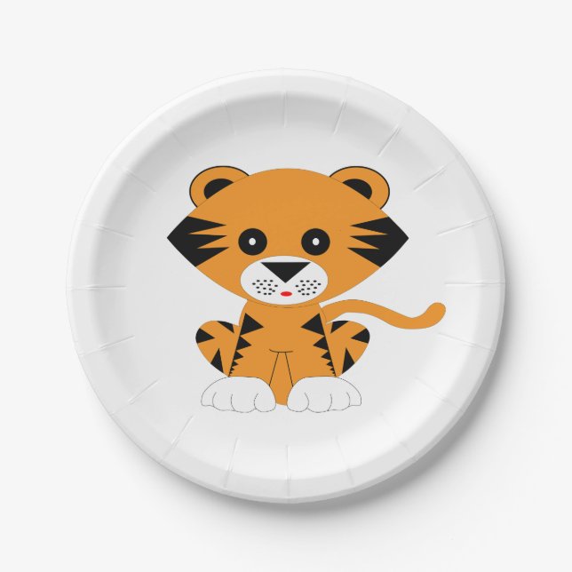 Year of the Tiger 2022 Paper Plate (Front)