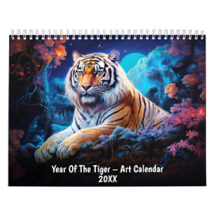 Year Of The Tiger – Art Calendar 20XX